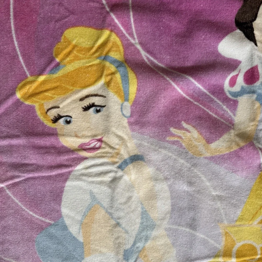 Vintage Disney Store Princess Kids Beach Towel Cinderella, Snow, White, Aurora